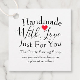 Etiquetas Para Recuerdos Fabricado A Mano Con Amor Pequeños Suministros De 