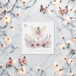 Etiquetas Para Recuerdos Fairy 1º cumpleaños