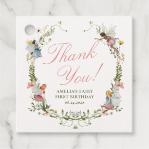 Etiquetas Para Recuerdos Fairy First Vintage Floral Birday