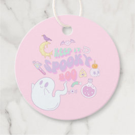 Etiquetas Para Recuerdos Fantasma y pandilla pastel de Halloween