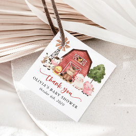 Etiquetas Para Recuerdos Farm Animals, Cute Animals, Red Barn, Baby Shower