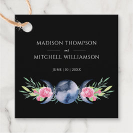 Etiquetas Para Recuerdos Fase lunar Roses rosas rosas Boda metafísico flora