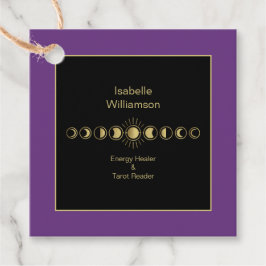 Etiquetas Para Recuerdos Fase mística celestial de la Luna Ametista Espirit