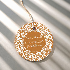 Etiquetas Para Recuerdos Favor de baby shower nupcial de terracota talavera