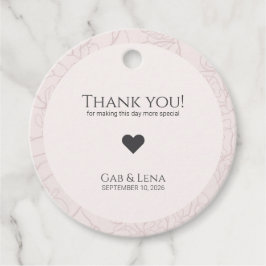 Etiquetas Para Recuerdos Favor de boda circular floral Elegante Peonía Rubo