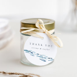 Etiquetas Para Recuerdos Favor de casamiento de pescado de color azul coste