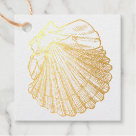 Etiquetas Para Recuerdos Favor simple de las azafatas de oro