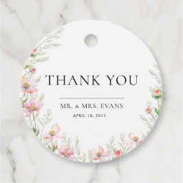 Etiquetas Para Recuerdos Favor Tags Boda de Flor Silvestre .
