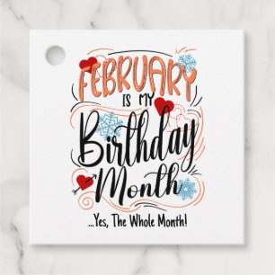 Etiquetas Para Recuerdos Febrero mi mes de cumpleaños. Sí, Todo El Mes