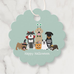 Etiquetas Para Recuerdos Felices disfraces Mascotas de Halloween