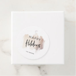 Etiquetas Para Recuerdos Felices Fiestas Modernas | Estrollo elegante de pi