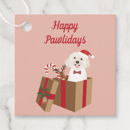Etiquetas Para Recuerdos Felices Pawlidays Maltipoo Christmas Present