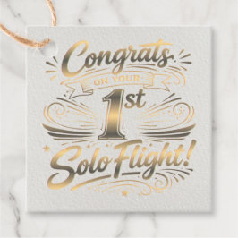 Etiquetas Para Recuerdos ¡Felicidades por tu primer vuelo solo!