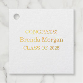 Etiquetas Para Recuerdos Felicitaciones únicas por graduación