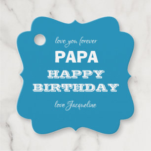Etiquetas Para Recuerdos Feliz Cumpleaños Te Amo Por Siempre PAPA Nombre de