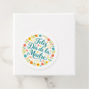 Etiquetas Para Recuerdos Feliz Dia De La Madre Caligrafía del Día de la Mad
