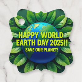 Etiquetas Para Recuerdos Feliz Día de la Tierra