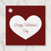 Feliz Día de San Valentín, el corazón se cortó