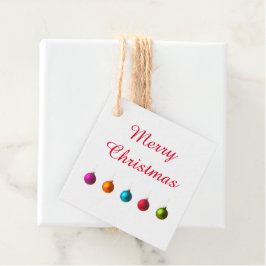 Etiquetas Para Recuerdos Feliz Navidad colorida decoración con texto