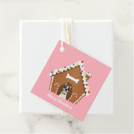 Etiquetas Para Recuerdos Feliz Navidad Gingerbread Dog House