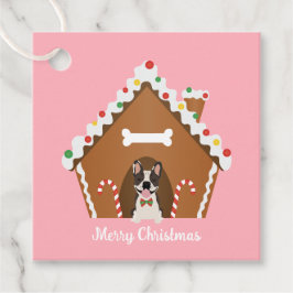 Etiquetas Para Recuerdos Feliz Navidad Gingerbread Dog House