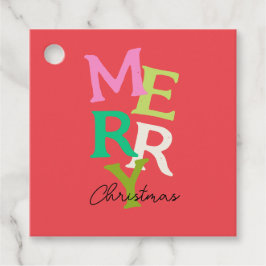 Etiquetas Para Recuerdos Feliz Navidad moderna y brillante festividad