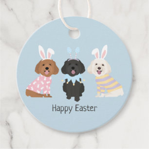 Etiquetas Para Recuerdos Feliz Pascua Maltipoo Perros