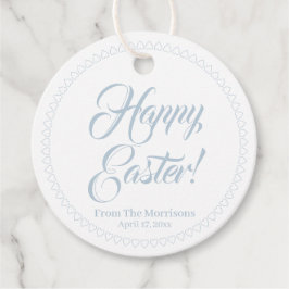 Etiquetas Para Recuerdos Feliz Pascua polvorientos corazones azules persona