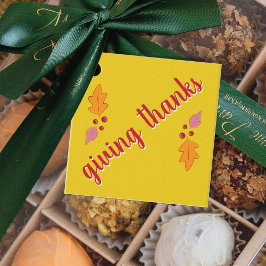 Etiquetas Para Recuerdos Festín de Friendding | Rojo y Amarillo