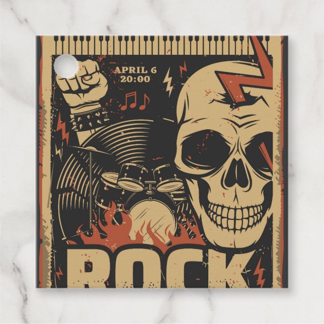 Etiquetas Para Recuerdos Festival Band (Anverso)