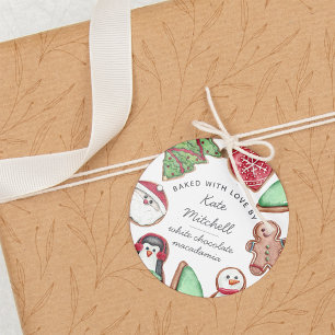 Etiquetas Para Recuerdos Festividad Navidad personalizada