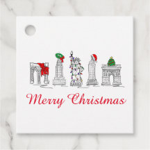 Festividades navideñas en edificios de NYC