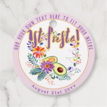 FIESTA Aguacate Rosa Flores Folkart Personalizado