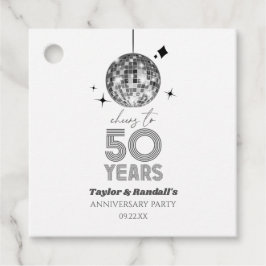 Etiquetas Para Recuerdos Fiesta de 50 años de aniversario Boda