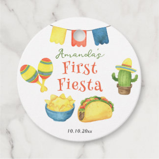 Etiquetas Para Recuerdos Fiesta de Acuarela Cumpleaños Uno