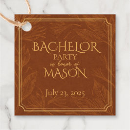 Etiquetas Para Recuerdos Fiesta de Bachelor Temática del Bar Cigar