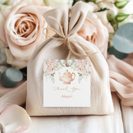 Etiquetas Para Recuerdos Fiesta de Bebé con Té