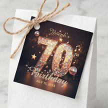 Fiesta de cumpleaños 70 años con bola de discoteca