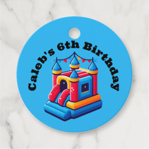 Etiquetas Para Recuerdos Fiesta de Cumpleaños de Castillo para Niños Casa d