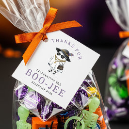 Etiquetas Para Recuerdos Fiesta de cumpleaños de Halloween Boujee Ghost