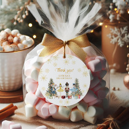 Etiquetas Para Recuerdos Fiesta de cumpleaños de Nutcracker gracias