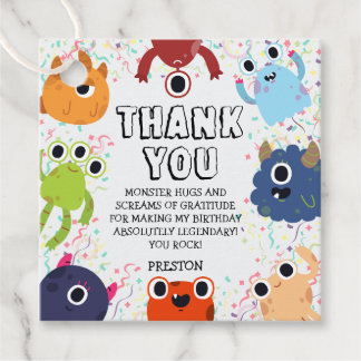 Etiquetas Para Recuerdos Fiesta de cumpleaños de pequeños monstruos para to