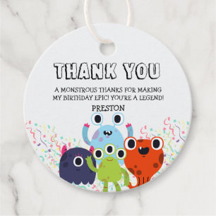Etiquetas Para Recuerdos Fiesta de cumpleaños de pequeños monstruos para to
