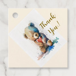 Etiquetas Para Recuerdos Fiesta de cumpleaños de Teddy Bear