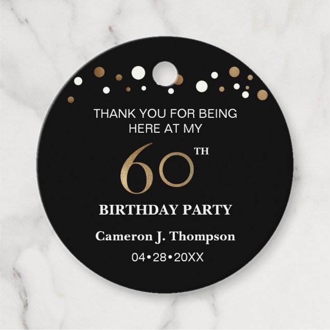 Recuerdo para fiesta de 60 años  Cumpleaños 60, Recuerdo de cumpleaños,  Fiesta de 60 años