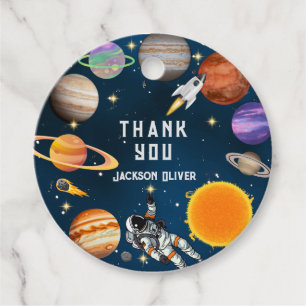 Etiquetas Para Recuerdos Fiesta de cumpleaños número uno del astronauta esp