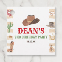 Fiesta de cumpleaños occidental de Rodeo Cowboy We