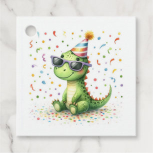 Etiquetas Para Recuerdos Fiesta de cumpleaños personalizada de dinosaurio l