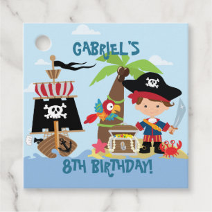 Etiquetas Para Recuerdos Fiesta de Cute Boy Pirate