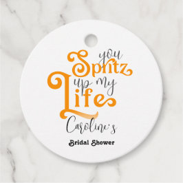 Etiquetas Para Recuerdos Fiesta de Despedida de Soltera al Estilo Italiano 